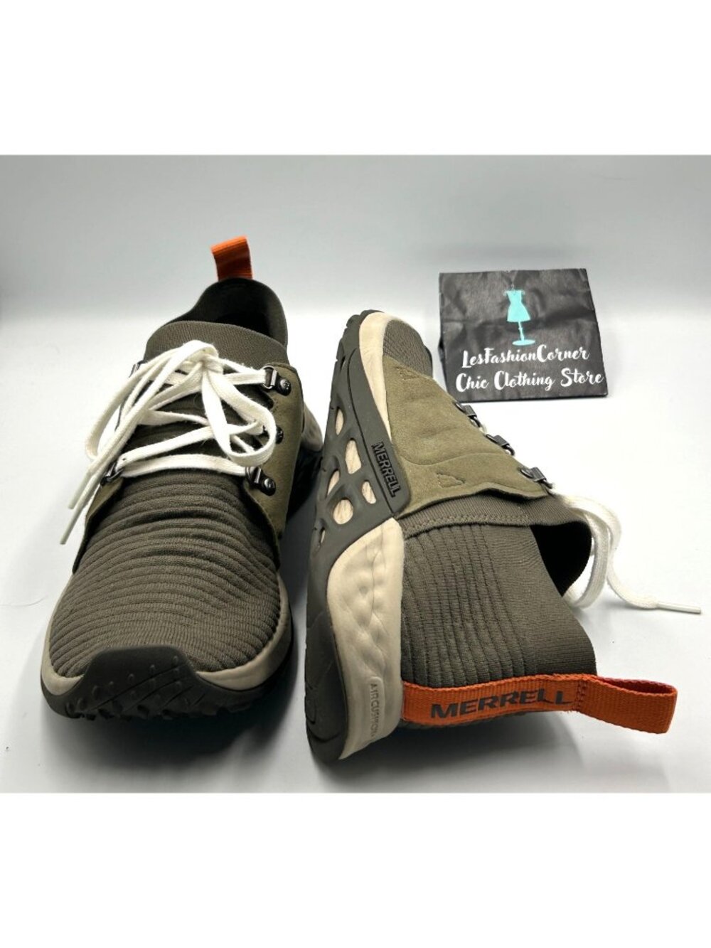 Merrell Men's Olive Green Range AC+ Lace-Up Sneakers Size 12 3292 - Picture 10 of 16